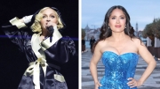 Madonna invita a Salma Hayek a su último concierto en CDMX