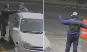 Captan en video nueva forma de robar en gasolineras, así operan