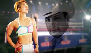 Luchadora japonesa entra al ring con música de Valentín Elizalde y eso es lucha libre