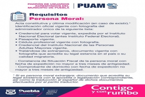 Puam, llave a la ventanilla virtual del Ayuntamiento de Puebla