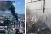 Se incendia una bodega de la Avenida Juárez, Puebla