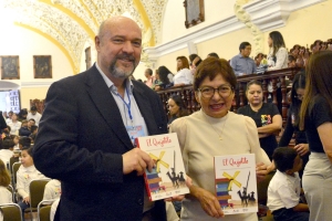Presenta la Rectora María Lilia Cedillo Ramírez El Quijotito, obra ilustrada por niños y niñas del Círculo Infantil de la BUAP