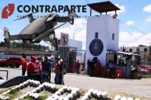 Con dron, introducen droga en el penal de Puebla