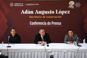 Adán Augusto descarta promover a Nacho Mier para la gubernatura de Puebla