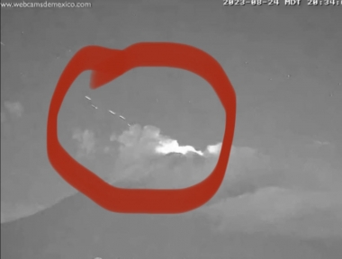 No fueron ovnis, sino satélites señalan en redes sobre objetos en el Popocatépetl