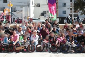 Regalan sonrisas Pepe Chedraui y MariElise Budib a niñas y niños de la U.H. La Margarita