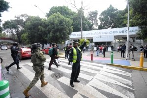 Operativo con K9 en el CENHCH por mensaje intimidatorio