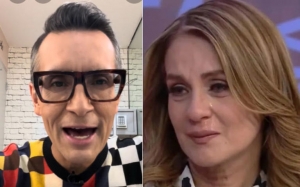 Flor Rubio y Sergio Sep&uacute;lveda protagonizan fuerte pelea en programa en vivo: &ldquo;&iexcl;No te tengo miedo!&rdquo;