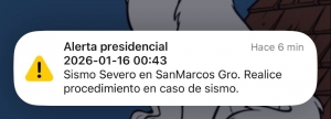 Sismol&oacute;gico Nacional reporta sismo de magnitud 5.2; sin afectaciones en Puebla