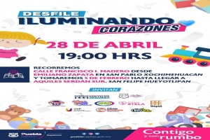 El desfile ‘Iluminando Corazones&#039; llegará a Puebla capital