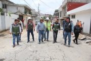 Avanza Gobierno de Pepe Chedraui con rehabilitaci&oacute;n vial en la Junta Auxiliar de San Jer&oacute;nimo Caleras