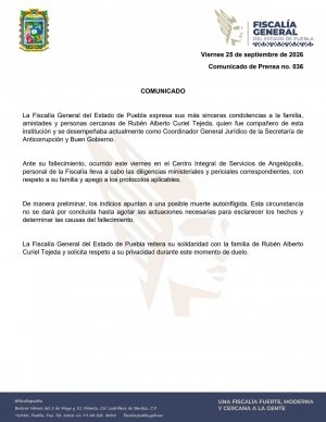 COMUNICADO FGE