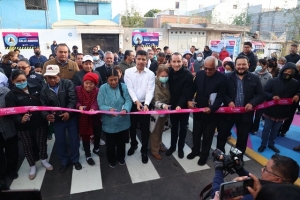 Al sur de la ciudad, Ayuntamiento de Puebla inaugura calle 103 a oriente tras su rehabilitación