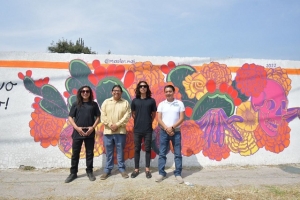Panteones en juntas auxiliares de Puebla son adornados con murales