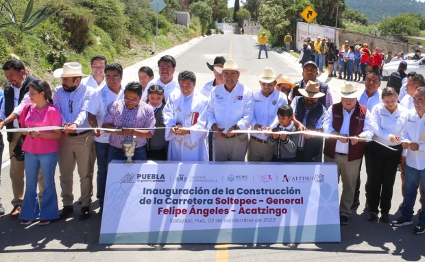 En Acatzingo, Sergio Salomón llama a hacer equipo por las políticas sociales y de progreso de Puebla