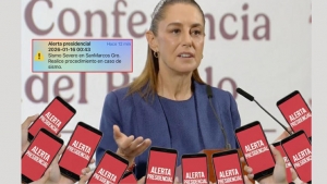 Eliminar&aacute;n la &laquo;Alerta Presidencial&raquo; que aparece en los celulares en M&eacute;xico