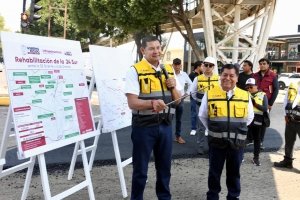 Gobierno estatal rehabilita la 24 sur