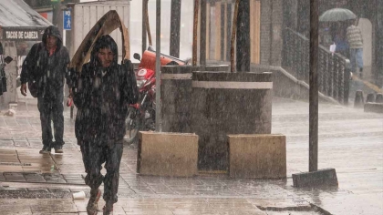 Se prevén lluvias fuertes en el sur del país este domingo 13 de octubre