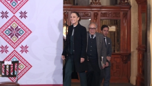 Sheinbaum env&iacute;a condolencias por desplome de aeronave de la Marina en Texas: "Se va a hacer la investigaci&oacute;n"