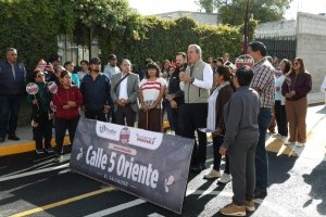 Fortalece Pepe Chedraui vialidades en la colonia El Salvador