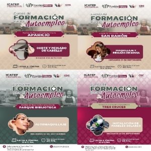 Anuncia Gobierno de Pepe Chedraui apertura de inscripciones para cursos gratuitos de capacitación en septiembre