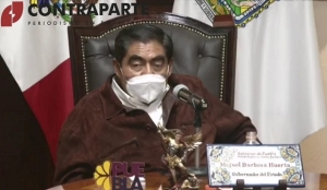 Miguel Barbosa asegura que Puebla camina a tres años del triunfo