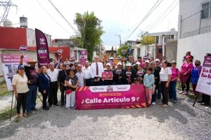 Arranca Pepe Chedraui obras de pavimentaci&oacute;n en la colonia Ampliaci&oacute;n Constituci&oacute;n Mexicana