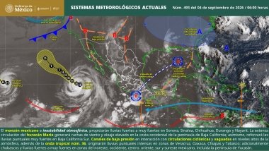 Lluvias puntuales intensas en zonas de Veracruz, Oaxaca, Chiapas y Tabasco