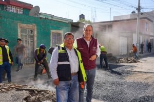 Avanza Pepe Chedraui con programa &lsquo;Bacheando Puebla&rsquo; en Minerales de Guadalupe