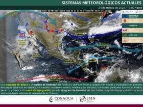 Lluvias puntuales fuertes en Puebla, Veracruz y Oaxaca