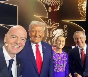 Baile viral de Trump al ritmo de YMCA en sorteo mundial 2026