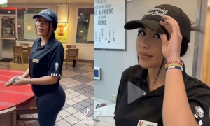 La empleada de KFC que se ha vuelto viral por su forma de trabajar