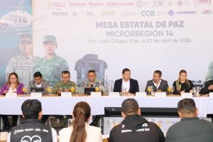 En coordinaci&oacute;n, &oacute;rdenes de gobierno y fuerzas armadas fortalecen seguridad en microrregi&oacute;n 14