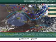 Onda de calor en gran parte del territorio mexicano, as&iacute; como lluvias fuertes en Jalisco, Michoac&aacute;n y Chiapas