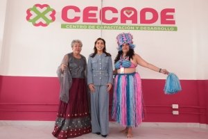 MariElise Budib inaugura el nuevo CECADE Dormitorio, que permitir&aacute; ampliar los talleres de capacitaci&oacute;n y desarrollo del DIF Puebla Capital