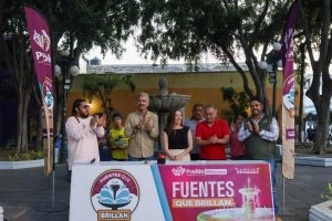 Inaugura Gobierno de Pepe Chedraui mantenimiento integral de fuente del parque Luis Donaldo Colosio Murrieta