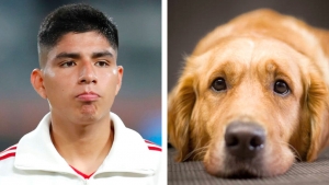Piero Quispe, nuevo jugador de Pumas, se viraliza por la forma de despedirse de su perrito en Perú