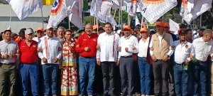 Armenta encabeza marcha del D&iacute;a del Trabajo