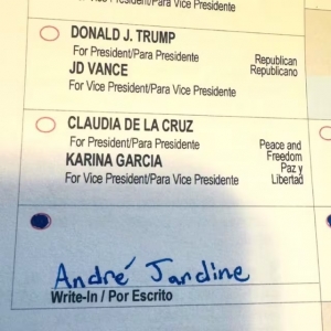 André Jardine compitió contra Donald Trump por la presidencia de Estados Unidos