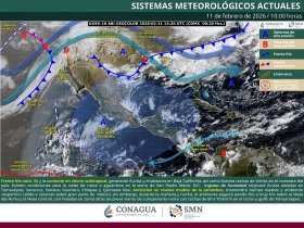 Tiempo estable y baja probabilidad de lluvia en la mayor parte de la Rep&uacute;blica Mexicana