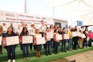Mujeres tesoreras de Cuautempan administran casi 6 mdp en proyectos de Obra Comunitaria
