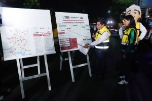 Rehabilitaci&oacute;n de Avenida Margaritas avanza 67%; gobierno estatal mejora movilidad urbana