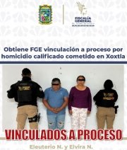 Obtiene FGE vinculaci&oacute;n a proceso por homicidio calificado cometido en Xoxtla
