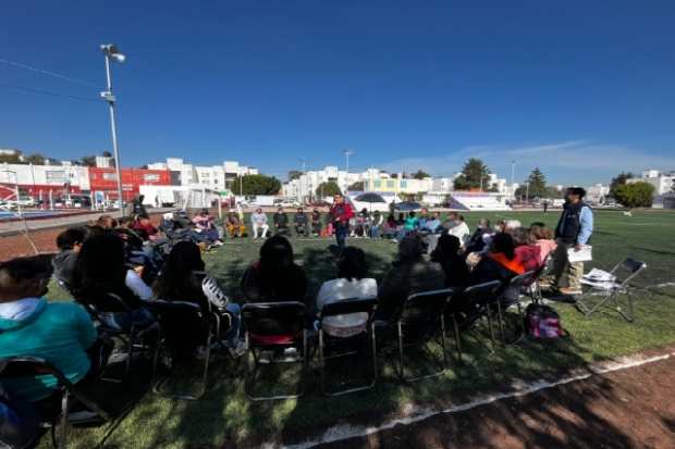 SMDIF de Puebla brinda sesiones psicoterapéuticas en espacios públicos