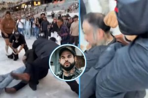 Emiliano Aguilar protagoniza brutal pelea a golpes en el B&eacute;lico Fest de California