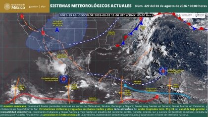 Lluvias puntuales intensas en Chihuahua, Sinaloa, Durango y Nayarit