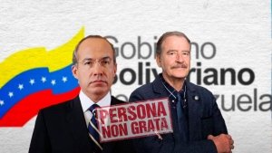 Gobierno de Venezuela nombrará a Vicente Fox y Felipe Calderón como personas non gratas