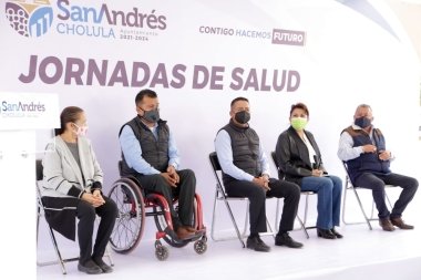 Arranca Edmundo Tlatehui jornadas de salud en San Andr&eacute;s Cholula