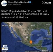 Sin afectaciones por sismo con epicentro en San Gabriel Chilac: Protecci&oacute;n Civil.