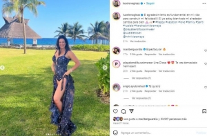 Luz Elena González conquista con traje de baño de galaxia